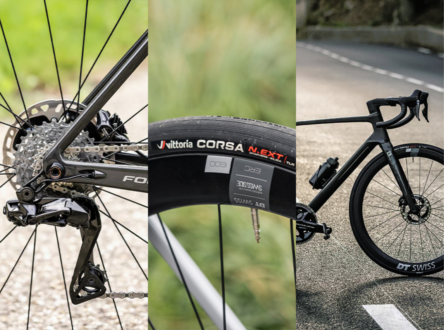 Focus Rennräder Komponenten Focus Rennräder Komponenten Detailfotos Schaltung Reifen Gewicht