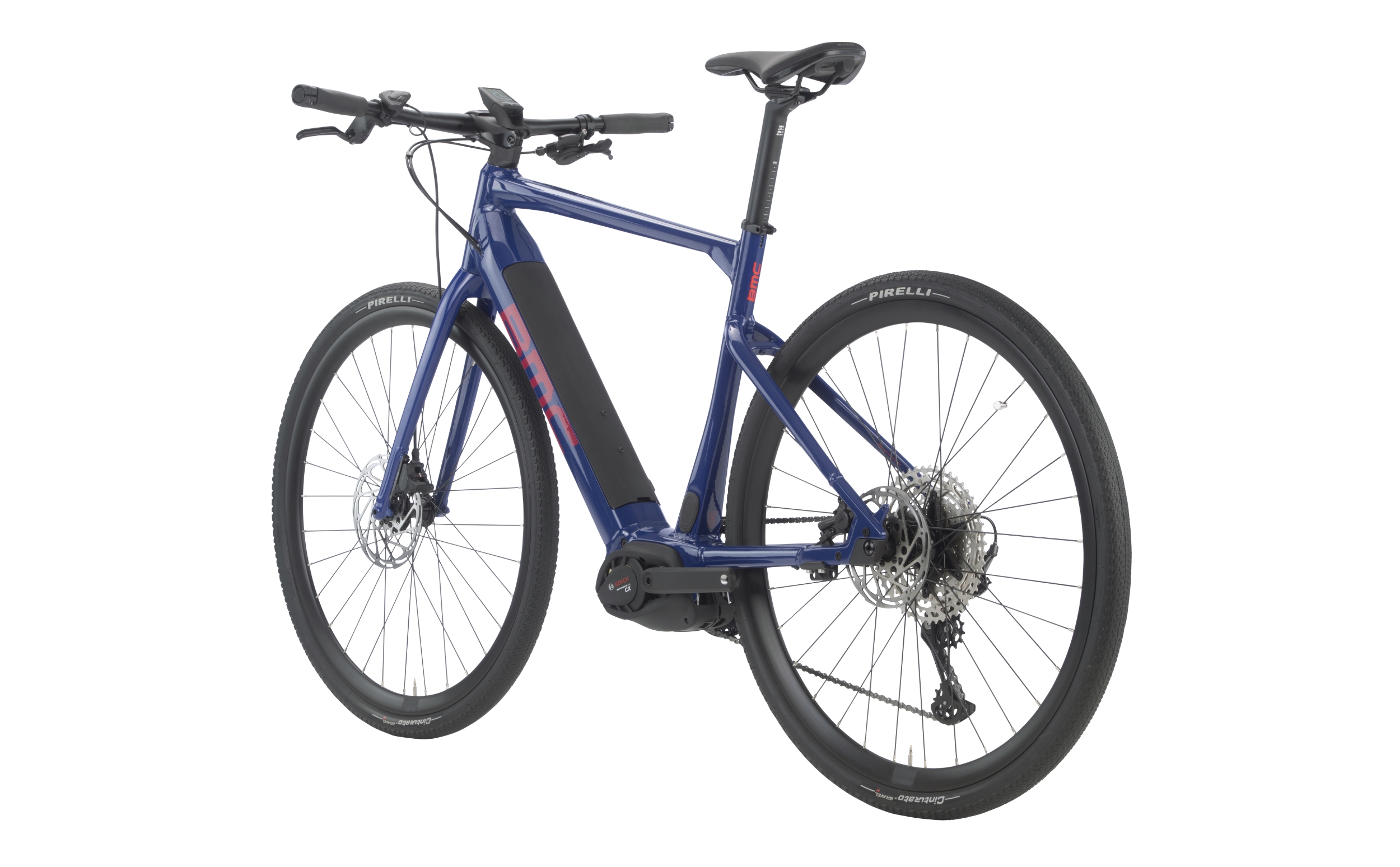 BMC Alpenchallenge AMP AL ONE Bosch Performance Line CX 625Wh BMC Alpenchallenge AMP AL ONE Bosch Performance Line CX 625Wh Diamant Seitenansicht diagonal hinten