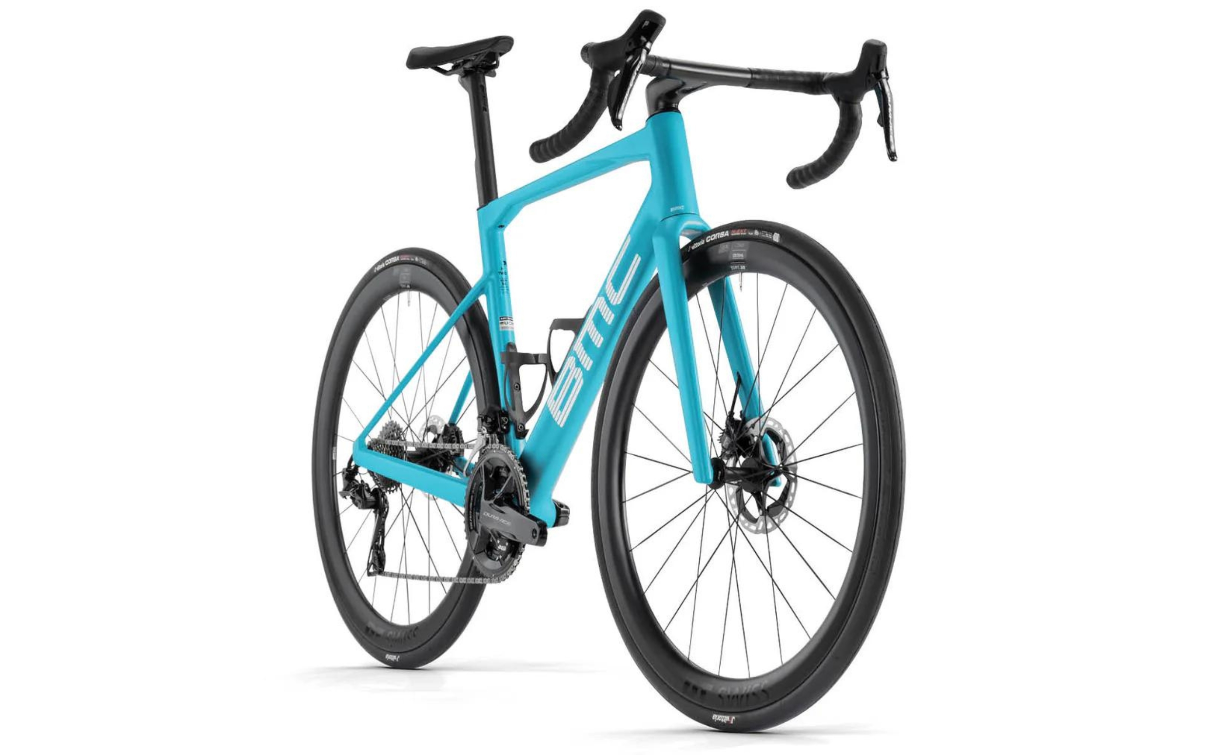 BMC Roadmachine 01 TWO Dura Ace Di2 BMC Roadmachine 01 TWO Dura Ace Di2 2024 Seitenansicht diagonal vorne