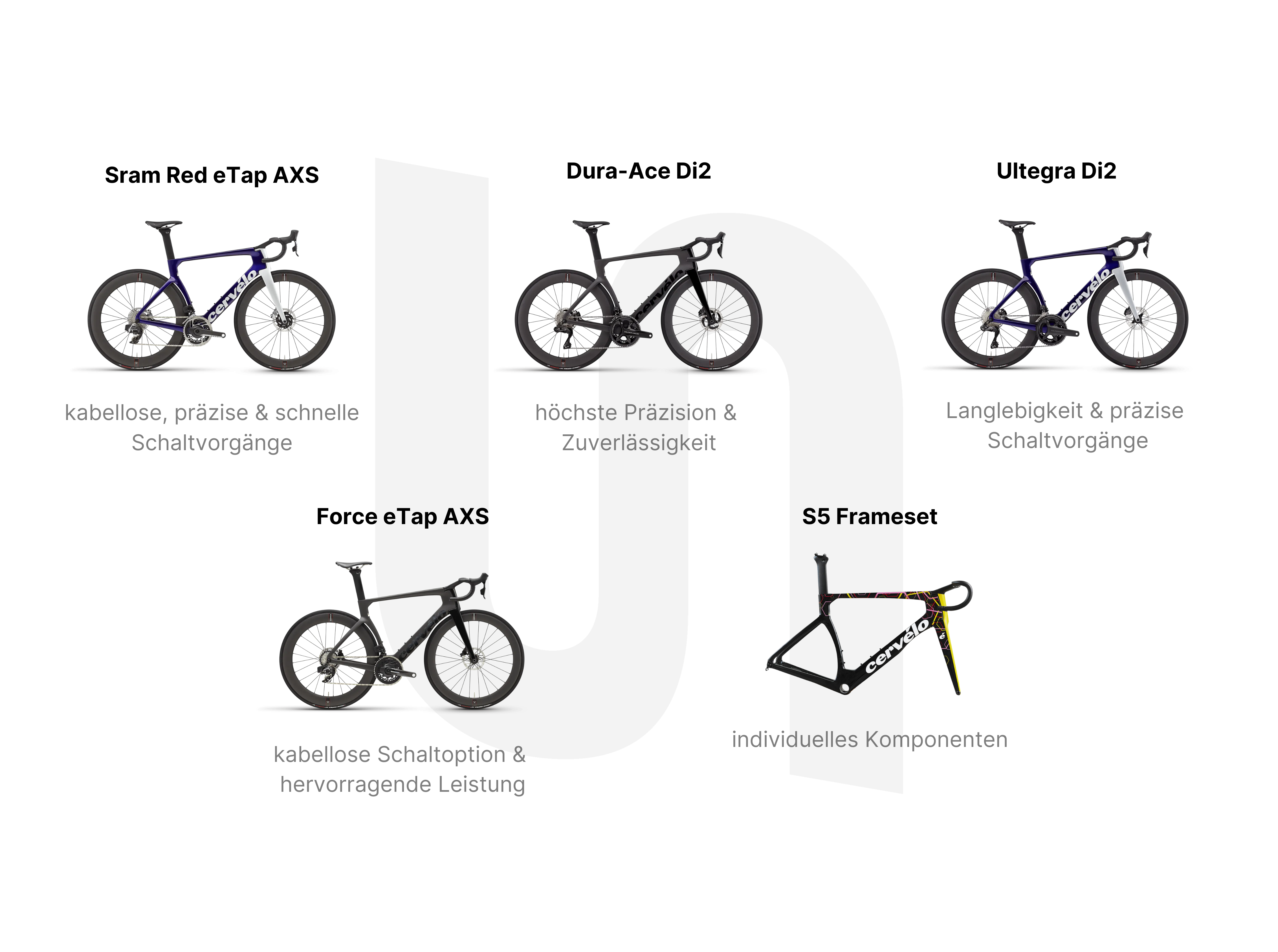 Cervélo S5 Cervélo S5 Ausstattungsvarianten